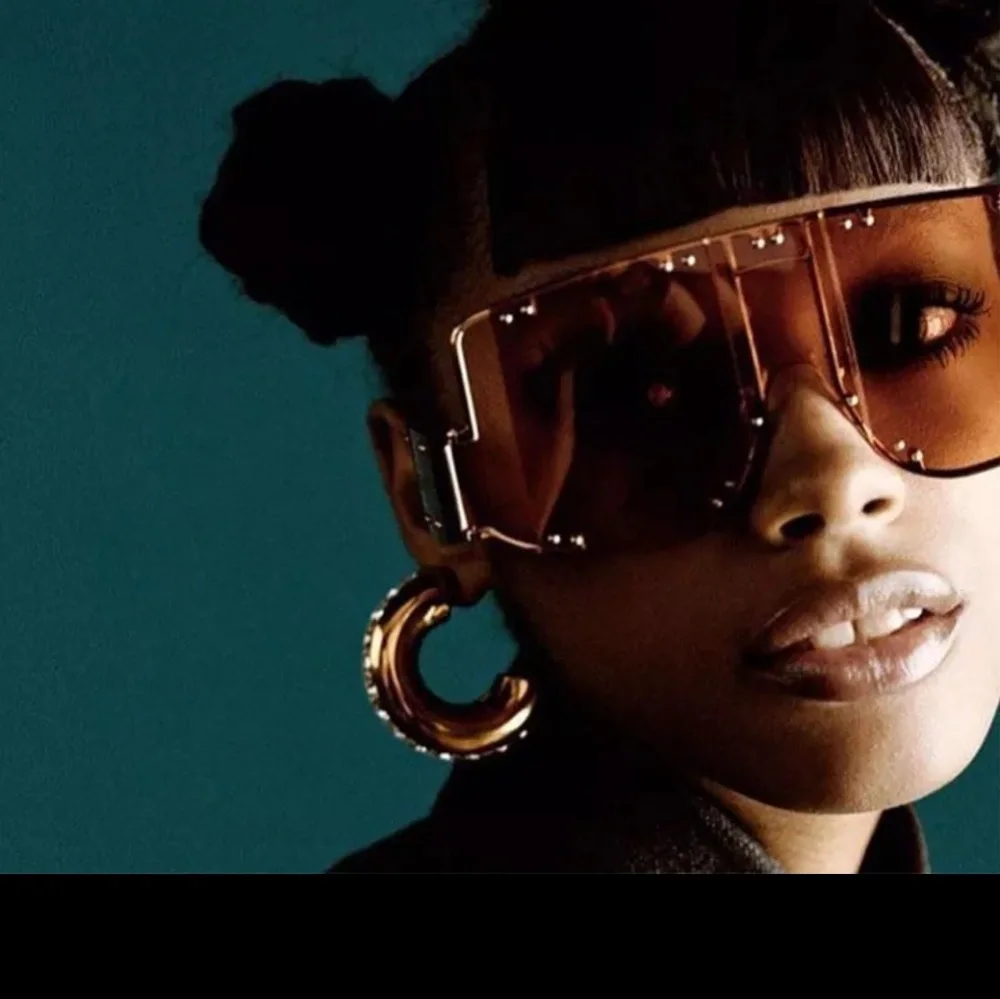 Brown high fashion sunglasses
